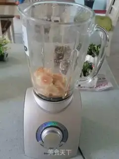 Make Peach shake step 2
