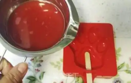 Make A watermelon yogurt step 4