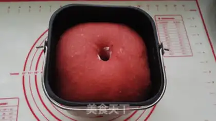 Make Red rose bread step 5