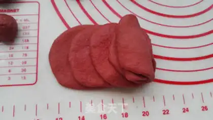 Make Red rose bread step 10
