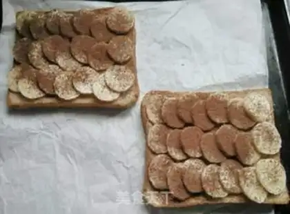 Make Coco banana toast step 4