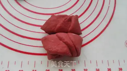 Make Red rose bread step 12