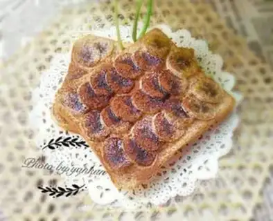 Make Coco banana toast step 5