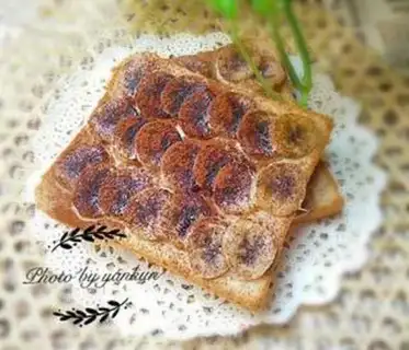 Make Coco banana toast step 8