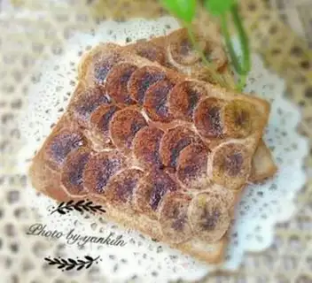 Make Coco banana toast step 9