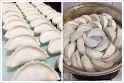 Make Egg dumplings step 1