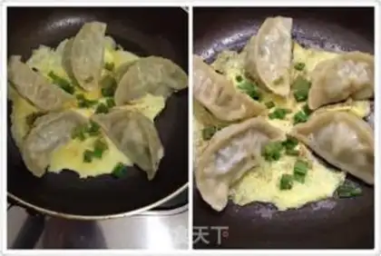 Make Egg dumplings step 3