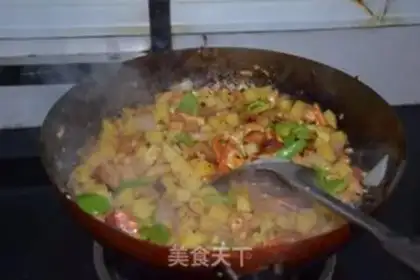 Make Potato chicken step 8
