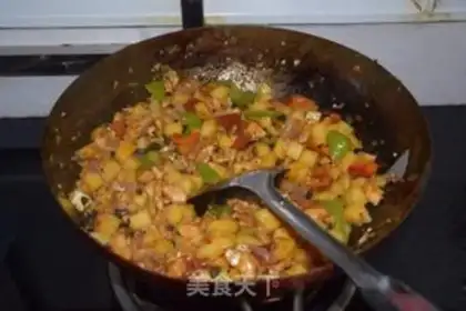 Make Potato chicken step 9