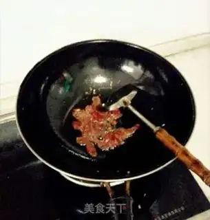 Make Red intestinal egg fried river powder step 2