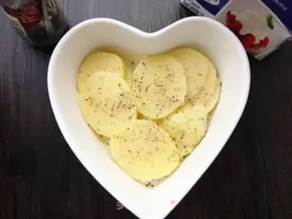 Make French potato cream step 1