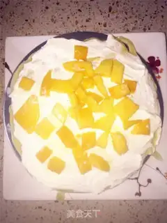 Make Mango lasagna cake step 12