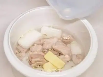 Make Scrawny rice soup step 2
