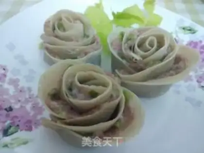 Make Rose dumplings step 3