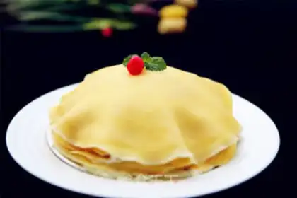 Make Mango lasagna cake step 17