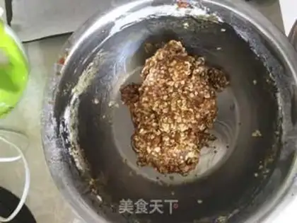 Make Red sugar oatmeal cookies step 5