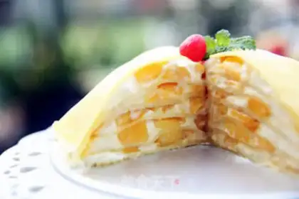 Make Mango lasagna cake step 19