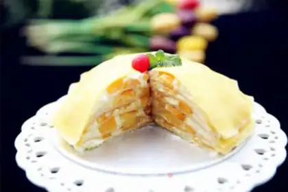 Make Mango lasagna cake step 20