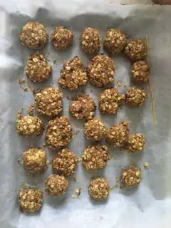 Make Red sugar oatmeal cookies step 8