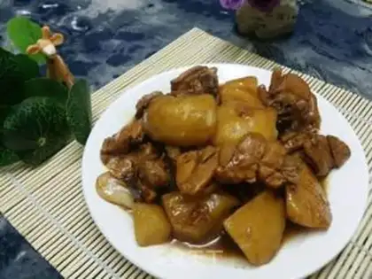 Make Potato chicken step 5