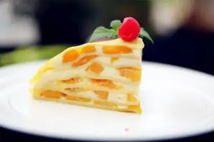 Make Mango lasagna cake step 23