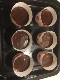 Make Simple chocolate lava cake step 3
