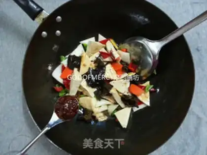 Make Beef sauce tofu step 5