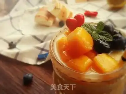 Make Mango mint milkshake step 3