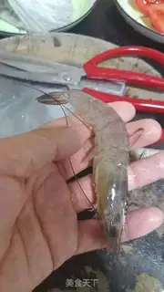 Make Red shrimp step 1