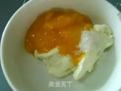 Make Mango cheese bread step 3