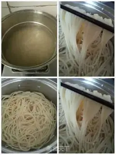 Make Chinese potato pasta step 1