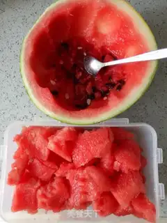 Make Watermelon sandy ice step 0