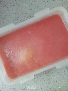 Make Watermelon sandy ice step 2