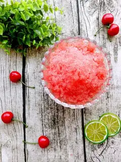 Make Watermelon sandy ice step 4
