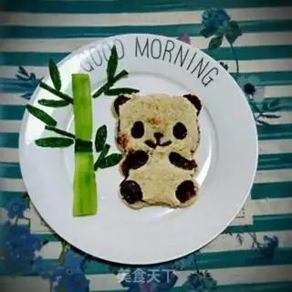 Make Panda sandwich step 2