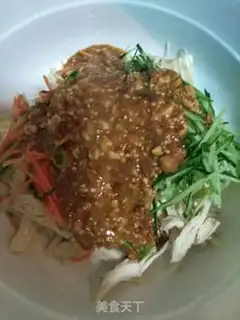 Make Spicy chicken silk step 8