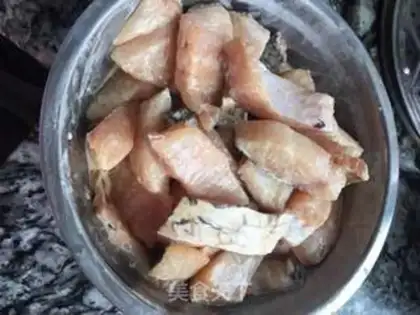 Make Red-burned fish step 1