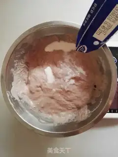 Make Red bean milk waffles step 6