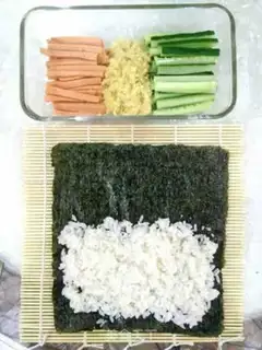 Make Simple sushi step 2