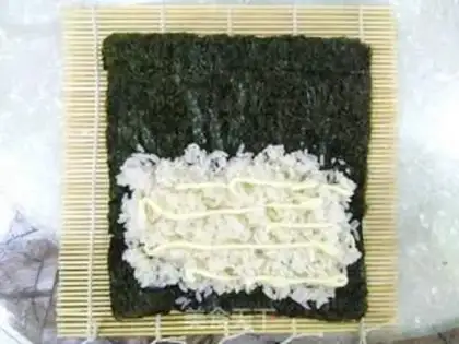 Make Simple sushi step 3