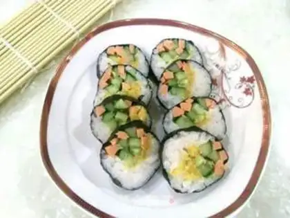 Make Simple sushi step 6