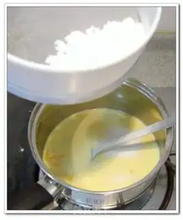 Make Cream and eggs step 3
