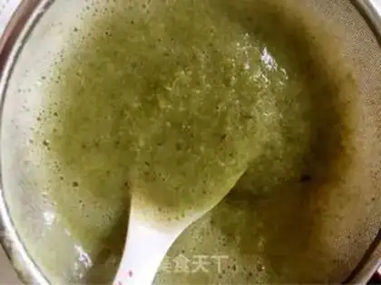 Make Green Bean Ice Flowers step 4