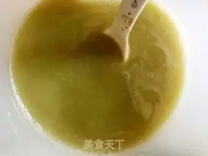 Make Green Bean Ice Flowers step 5