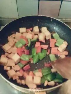 Make Pepper tofu chicken step 6
