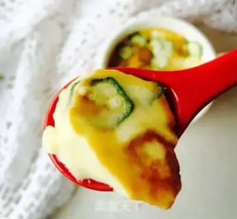 Make Autumn steamed eggs step 12