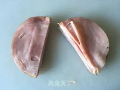 Make Rose ham roll step 0