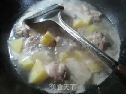 Make Potato chicken step 4