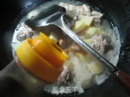 Make Potato chicken step 5