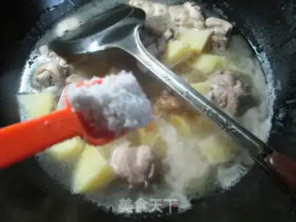 Make Potato chicken step 6